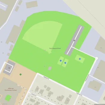 Map of Fort Howard Park