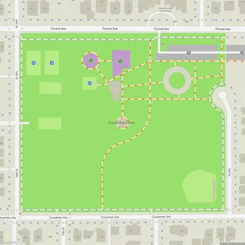 Map of Evelyn Davis Park