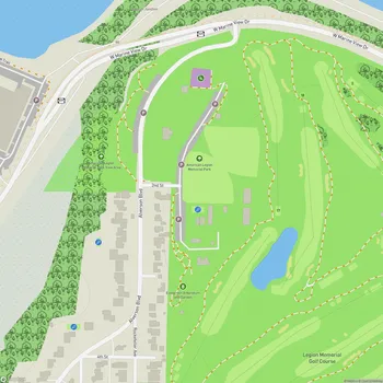 Map of American Legion Memorial Park