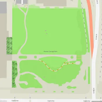 Map of Pioneer Courage Park