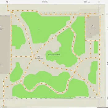 Map of Town Square Park