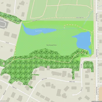 Map of Northwood Park