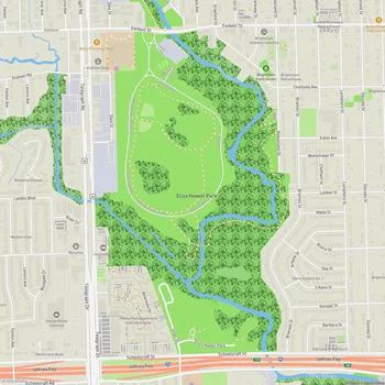 Map of Eliza Howell Park