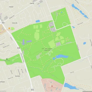 Map of E.P. "Tom" Sawyer State Park