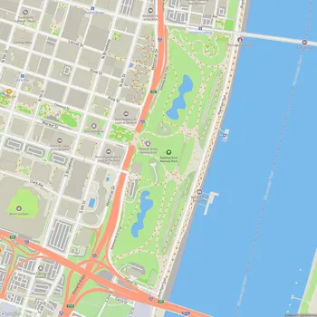Map of Gateway Arch National Park
