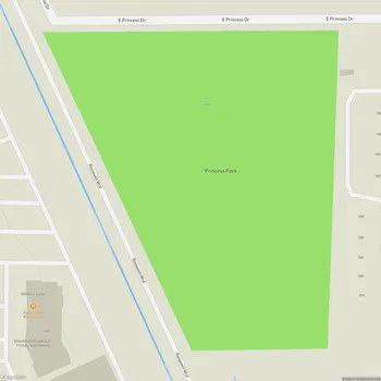 Map of Princess Park