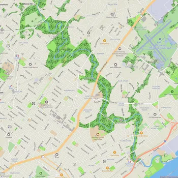 Map of Pennypack Park
