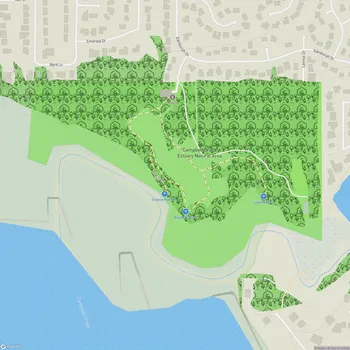 Map of Campbell Creek Estuary Natural Area