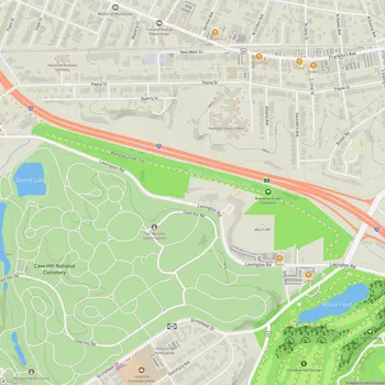 Map of Beargrass Creek Greenway