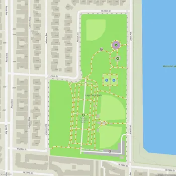 Map of Lago Seco Park