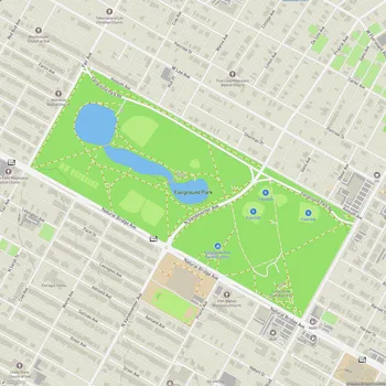 Map of Fairground Park