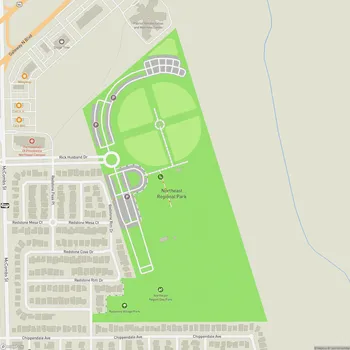 Map of Northeast Regional Park