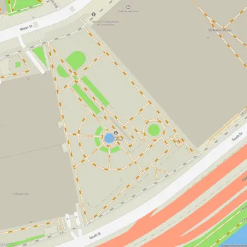 Map of Vietnam Veterans Plaza
