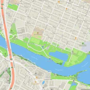 Map of Edward Rendon Sr. Metropolitan Park at Festival Beach