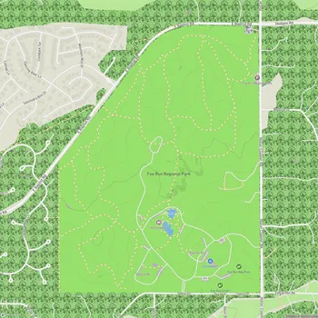 Map of Fox Run Regional Park