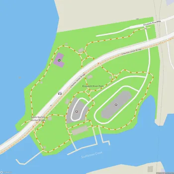 Map of Elizabeth River Park