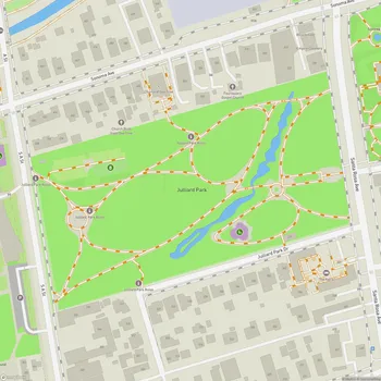 Map of Julliard Park