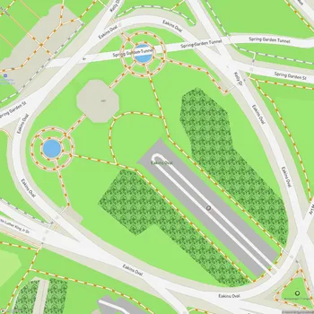Map of Eakins Oval