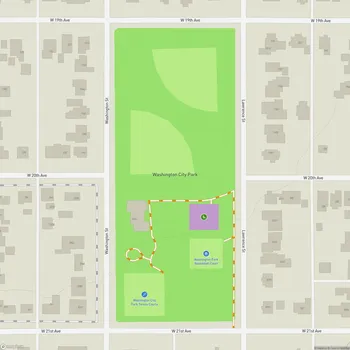 Map of Washington City Park