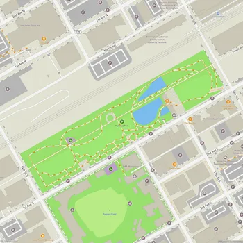 Map of Railroad Park