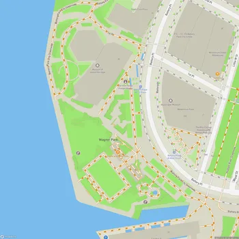Map of Wagner Park