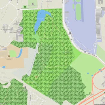 Map of Ann Lee Pond