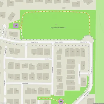 Map of Oquirrh Highland Basin