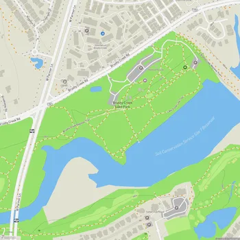 Map of Brushy Creek Lake Park