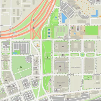 Map of Perry Havery Senior Park