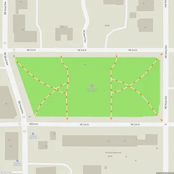 Map of Center For The Arts Plaza