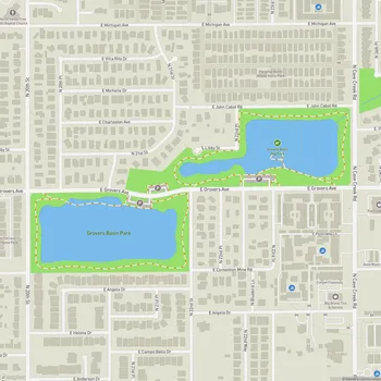 Map of Grovers Basin Park