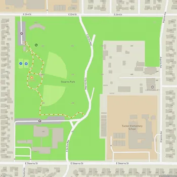 Map of Stearns Park