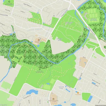 Map of Onion Creek Metropolitan Park