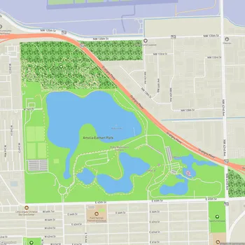 Map of Amelia Earhart Park