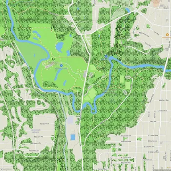 Map of Cascade Valley Metro Park