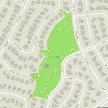 Map of Homestead Park