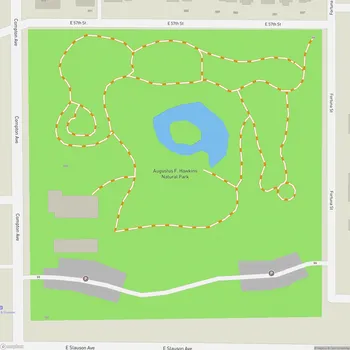Map of Augustus F. Hawkins Natural Park