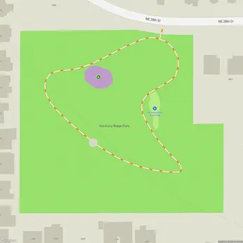 Map of Harmony Ridge Park