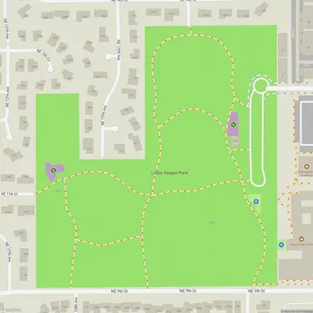 Map of LeRoy Haagen Park
