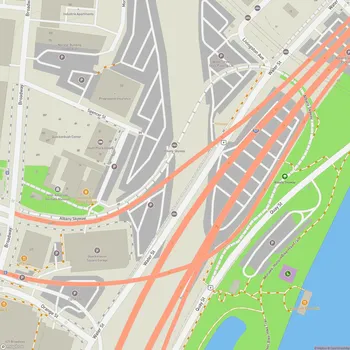 Map of Albany Skyway