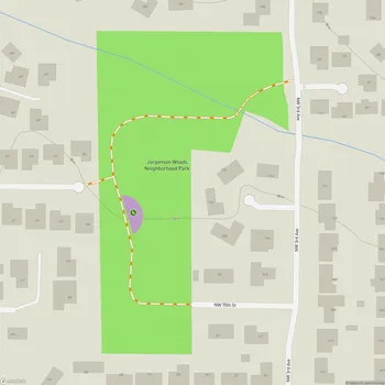 Map of Jorgenson Woods Neighborhood Park