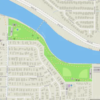 Map of Flowing Wells Park
