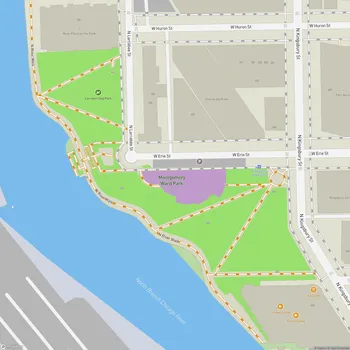 Map of Montgomery Ward Park