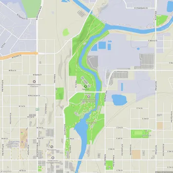 Map of Falls Park
