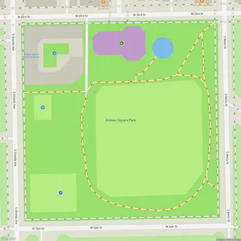 Map of Armour Square Park