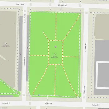 Map of Veteran's Memorial Park