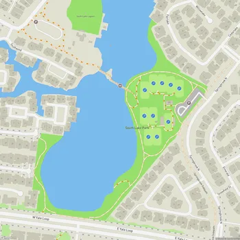 Map of South Lake Park