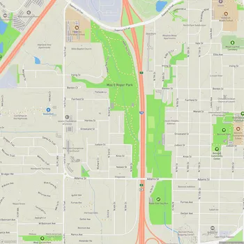 Map of Max E Roper Park