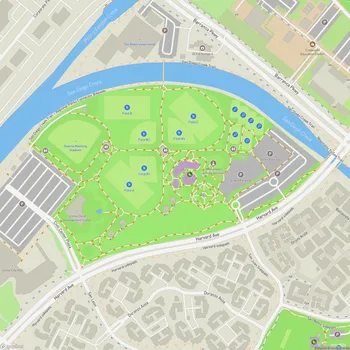 Map of Bill Barber Memorial Park