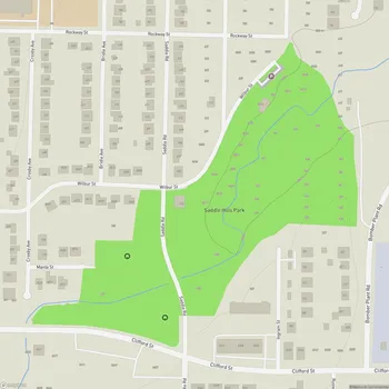 Map of Saddle Hills Park